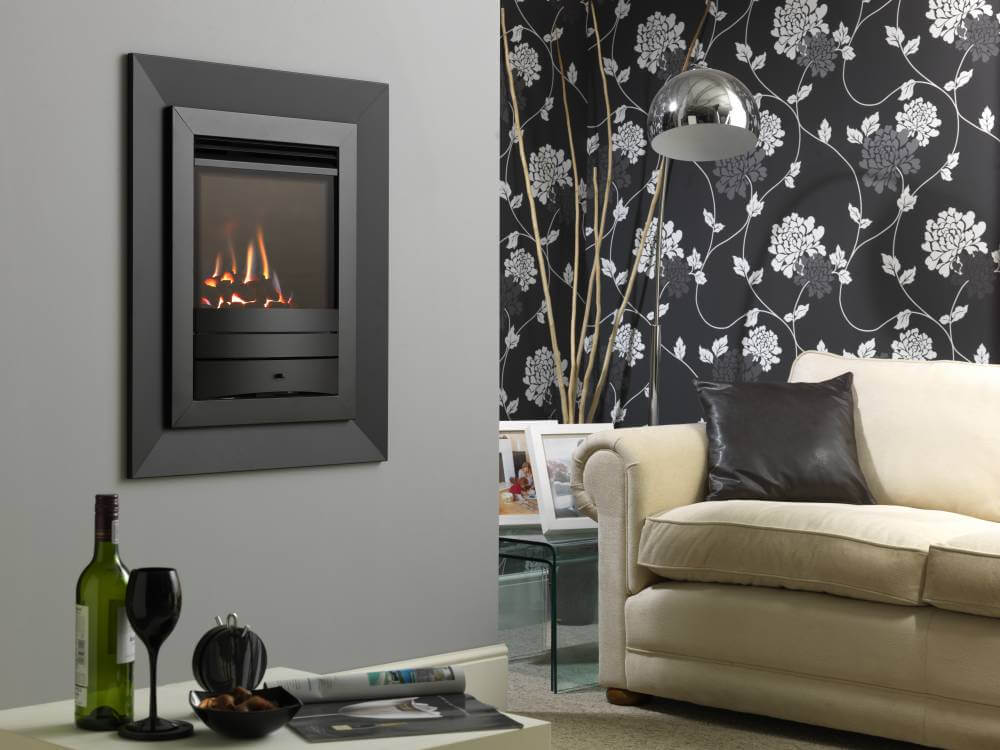 Black Frame with Coal