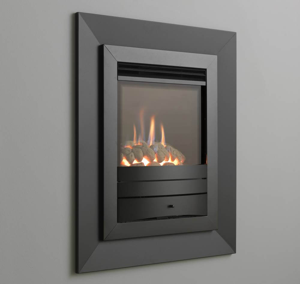 Black Frame with Pebbles