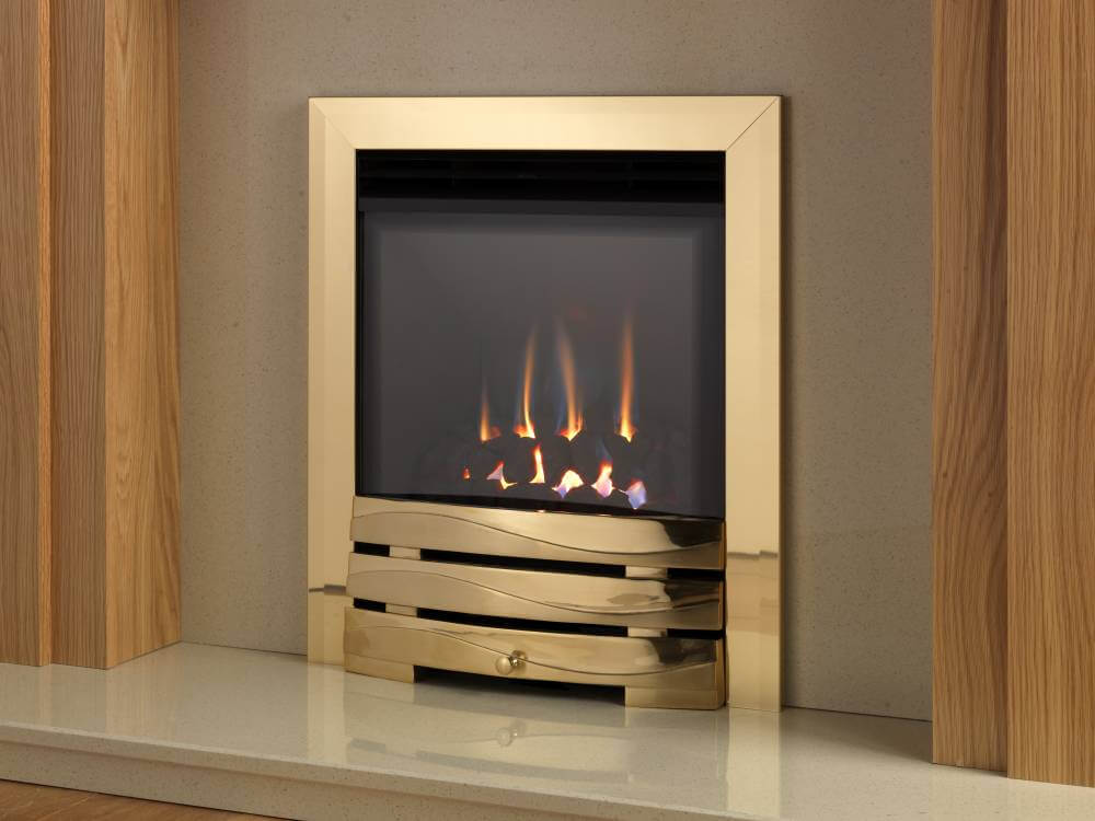Brass Frame with Coal
