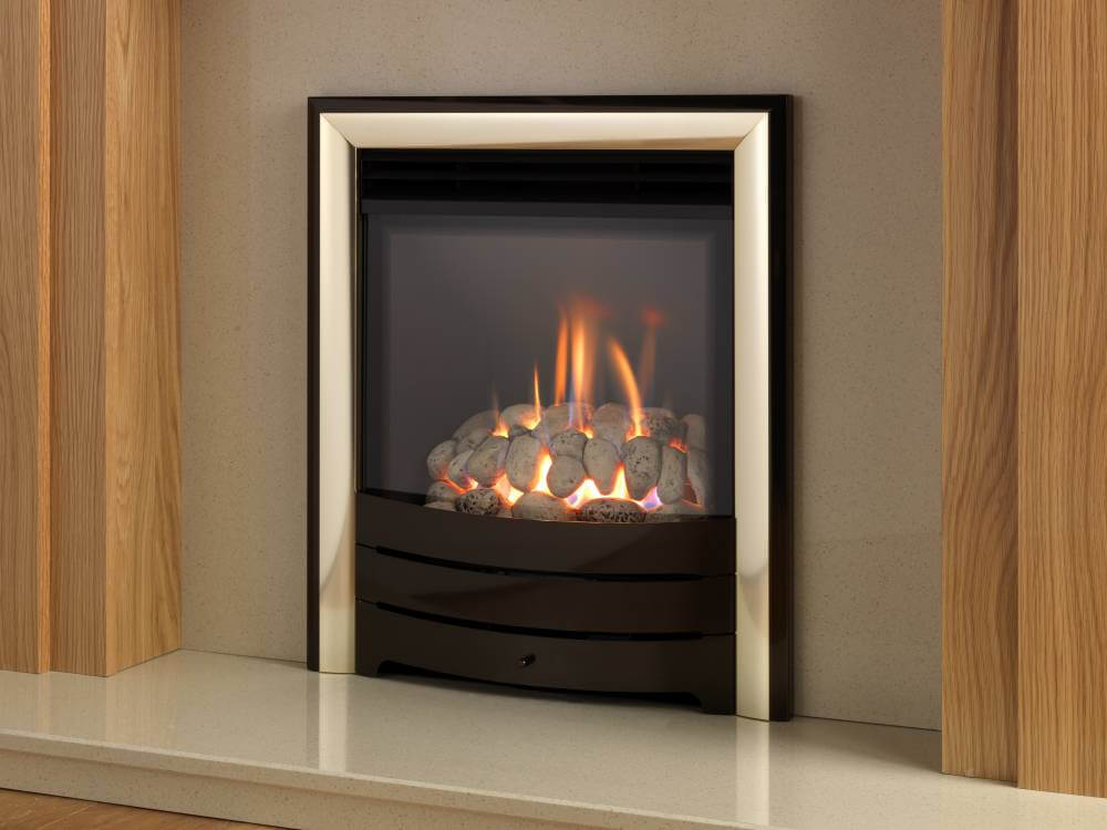 Black/Bronze Profile Frame with Pebbles