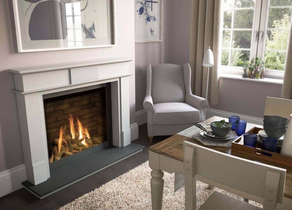 Hebden - Honed Blanco White with Slate Slips & Hearth