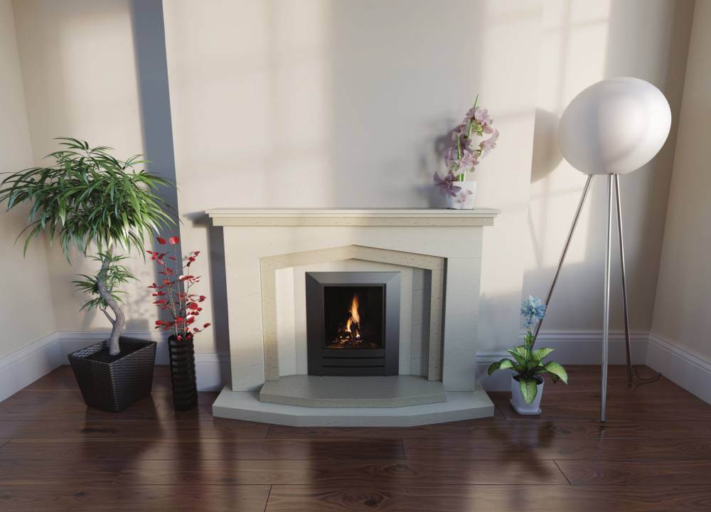 New England - Semi Rijo Limestone & Mocha Beige Limestone