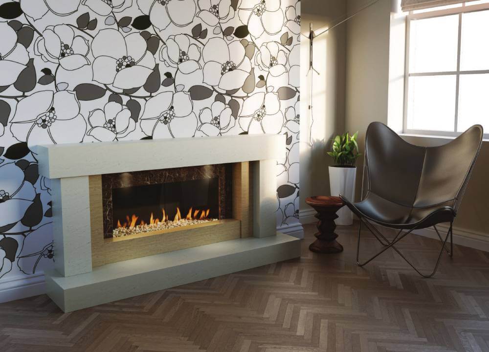 Peterborough - Semi Rijo Limestone, Travertine & Emperador Marble