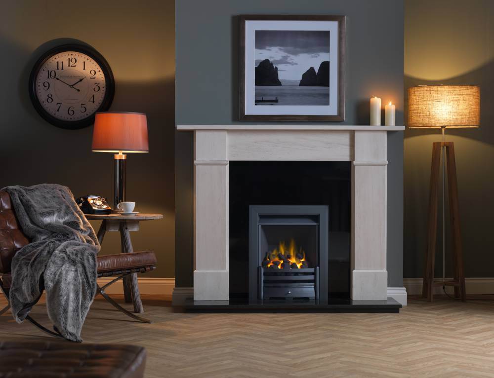 Black Frame with Coal