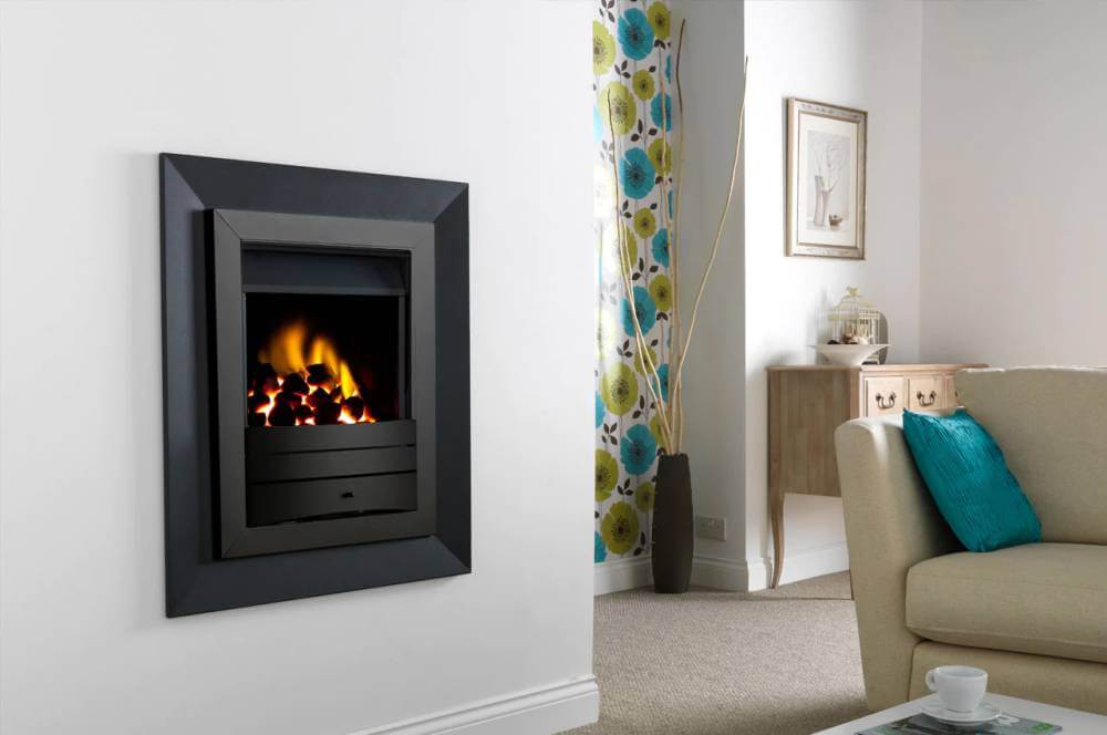 Black Frame with Coal
