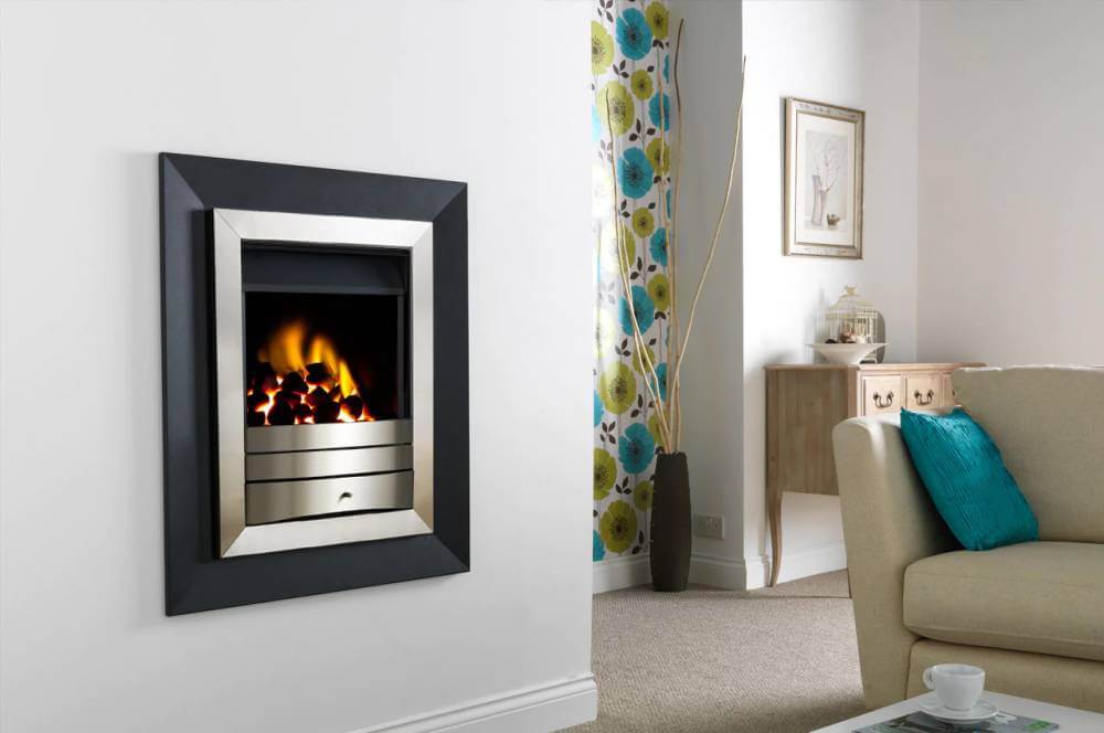 Brushed Frame with Coal
