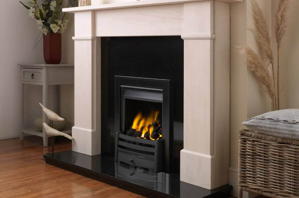 Black Frame with Coal