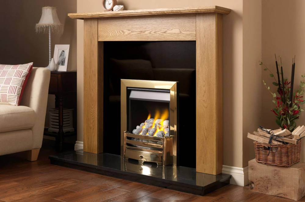 Brass Frame with Deluxe Pebbles